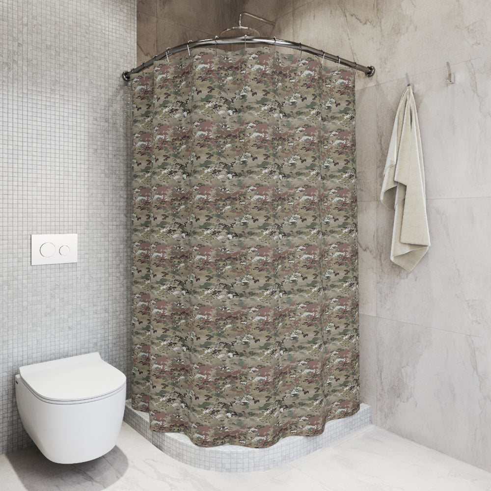 Scorpion Camouflage  Polyester Shower Curtain By Equippage.com