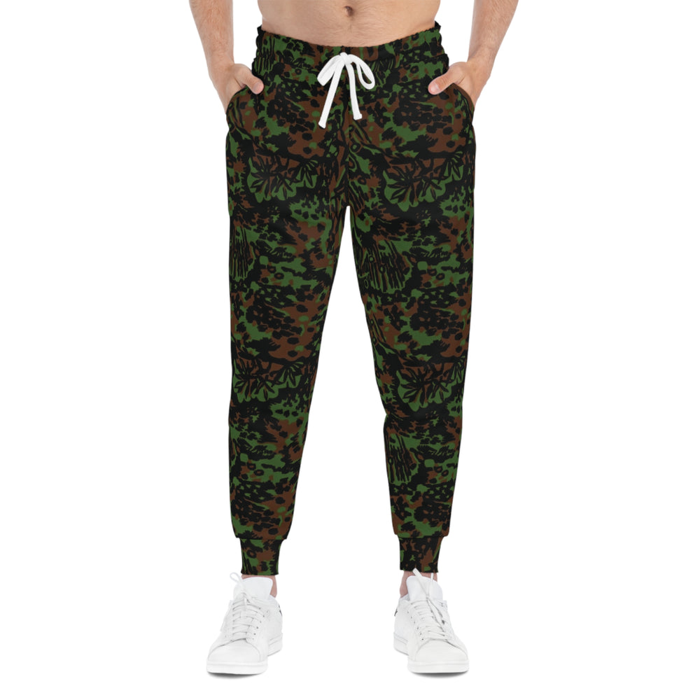 German Palmenmuster Camo Unisex Athletic Joggers