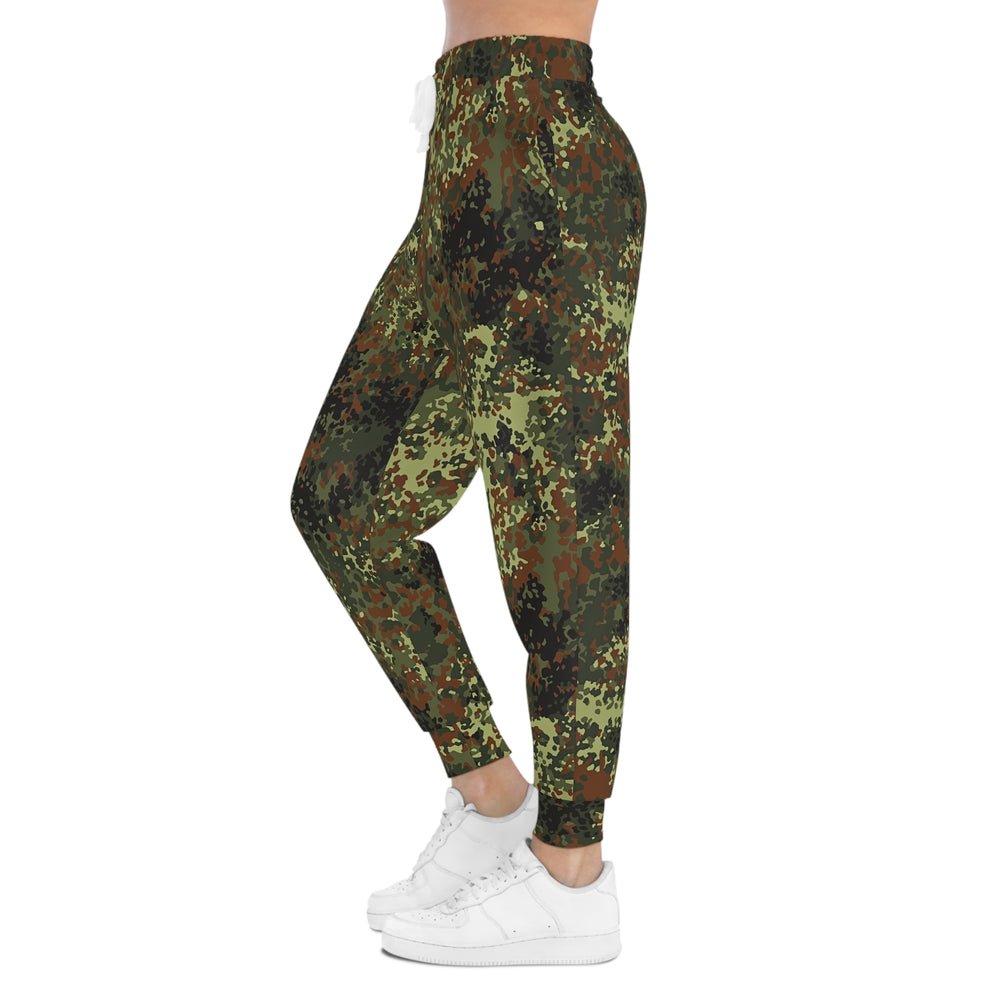 German Flecktarn Camo Unisex Athletic Joggers