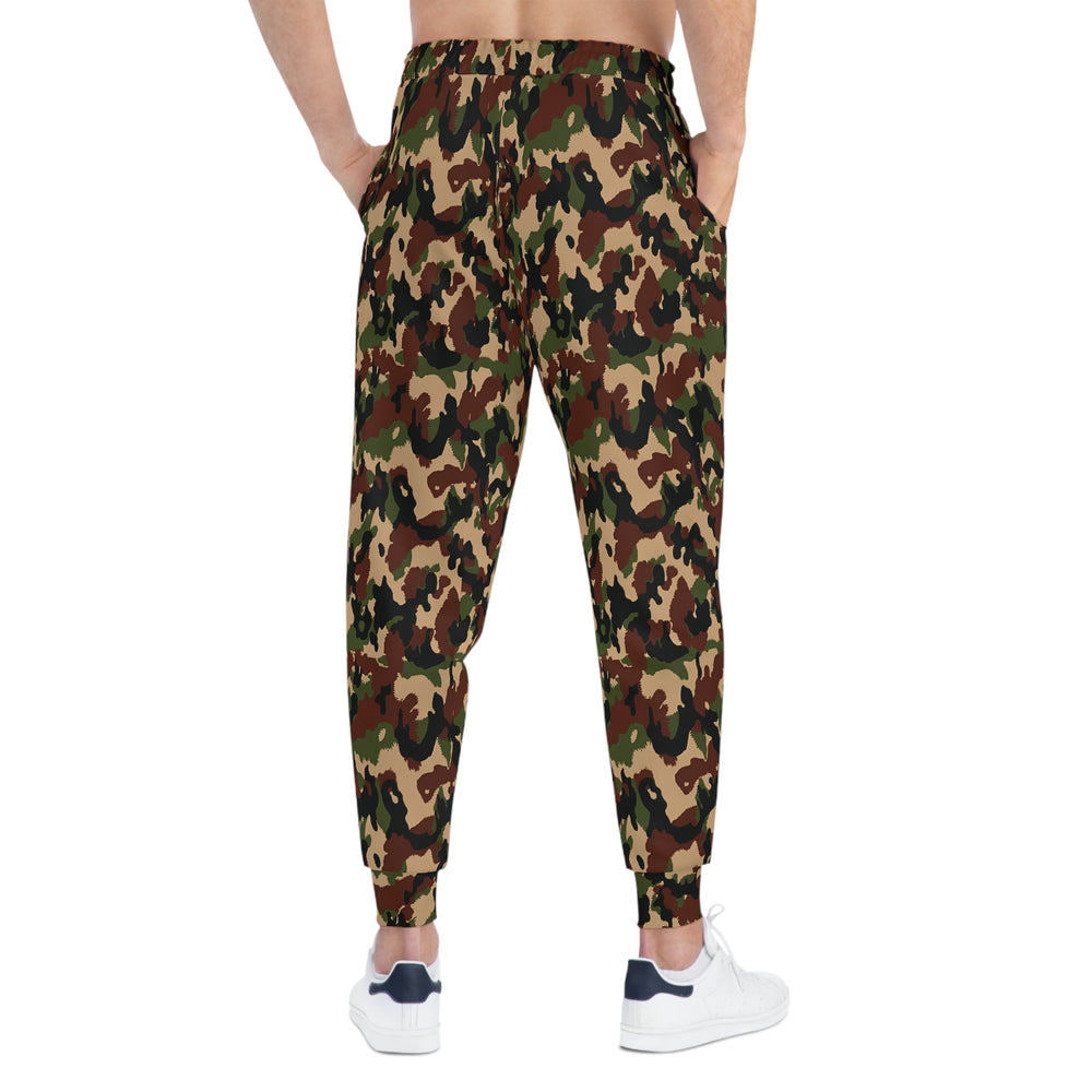 Swiss Taz 90 Woodland Camo Unisex Athletic Joggers - Equippage.com