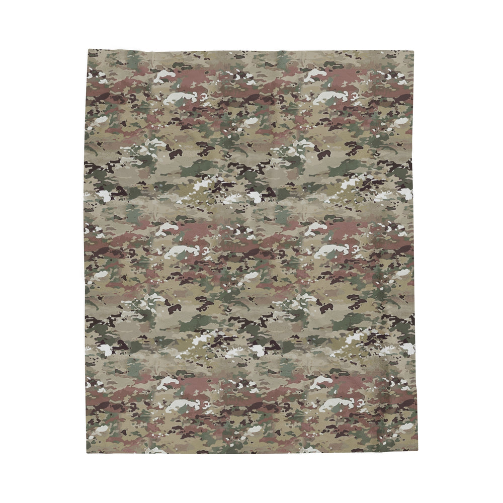 Scorpion Camouflage Velveteen Plush Blanket By Equippage.com