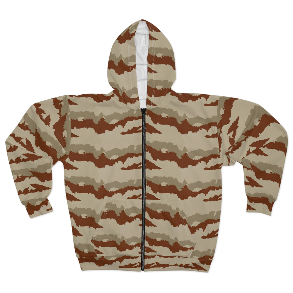 French Daguet Camo Unisex Zip Hoodie