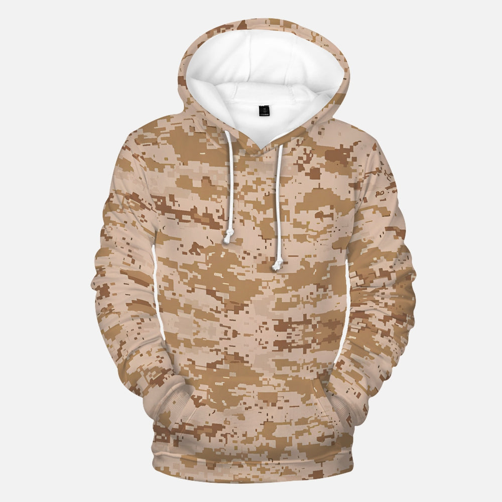 Equippage Desert Camo Round Collar Hoodie