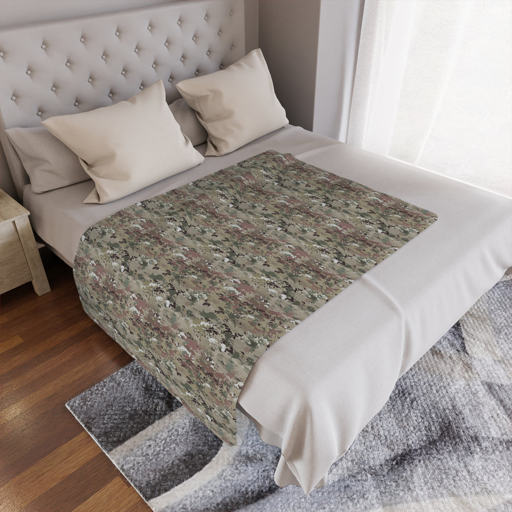 Scorpion Camouflage Microfiber Blanket By Equippage.com