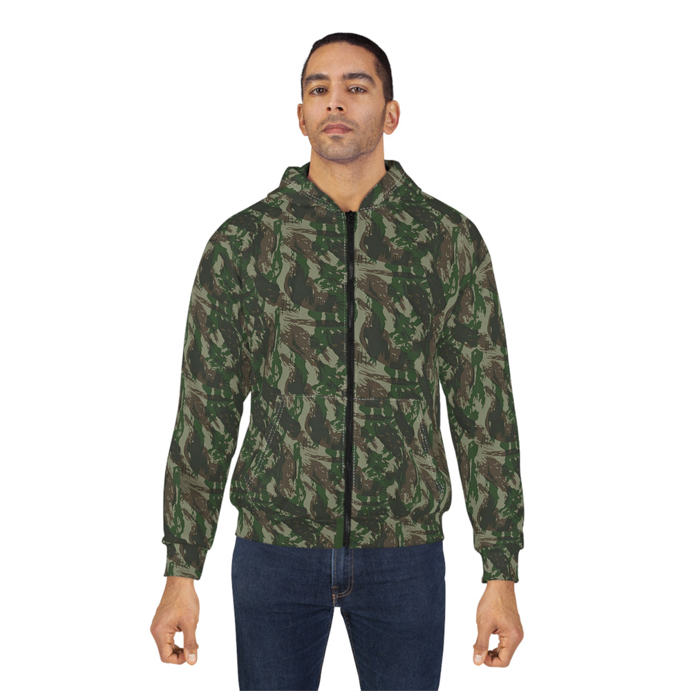 Brazilian Lizard Camo Unisex Zip Hoodie - Equippage.com