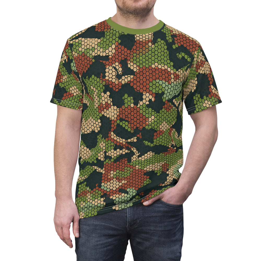 Colombian Chameleon Bicentennial Camo Unisex Cut & Sew Tee