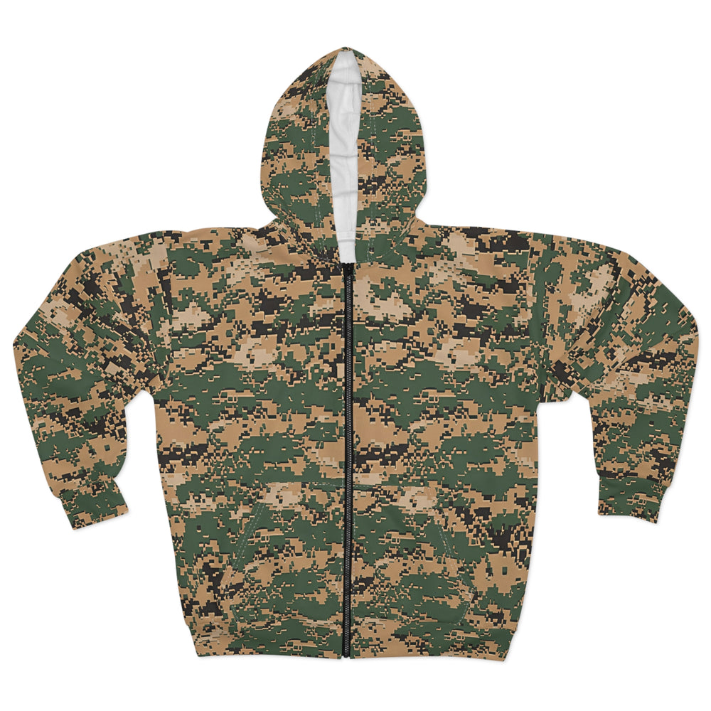Marina Trans Jungle Unisex Zip Hoodie