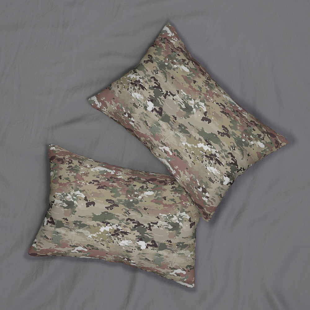 Scorpion Camouflage Spun Polyester Lumbar Pillow By Equippage.com