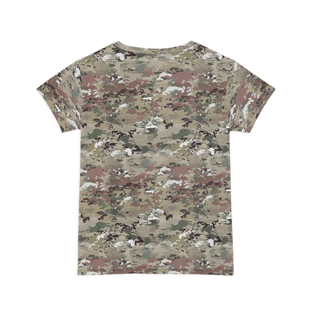 Scorpion Camouflage Women's Short Sleeve Shirt By Equippage.com