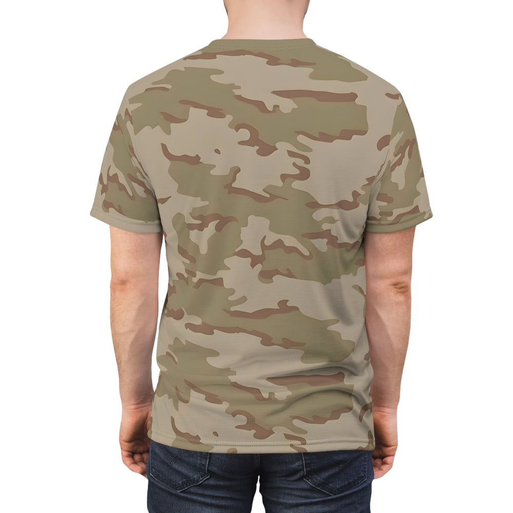 Belgian M1999 Desert Jigsaw Camo Unisex Cut & Sew Tee