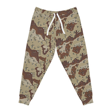 Chocolate Chip Desert Camo Unisex Athletic Joggers - Equippage.com