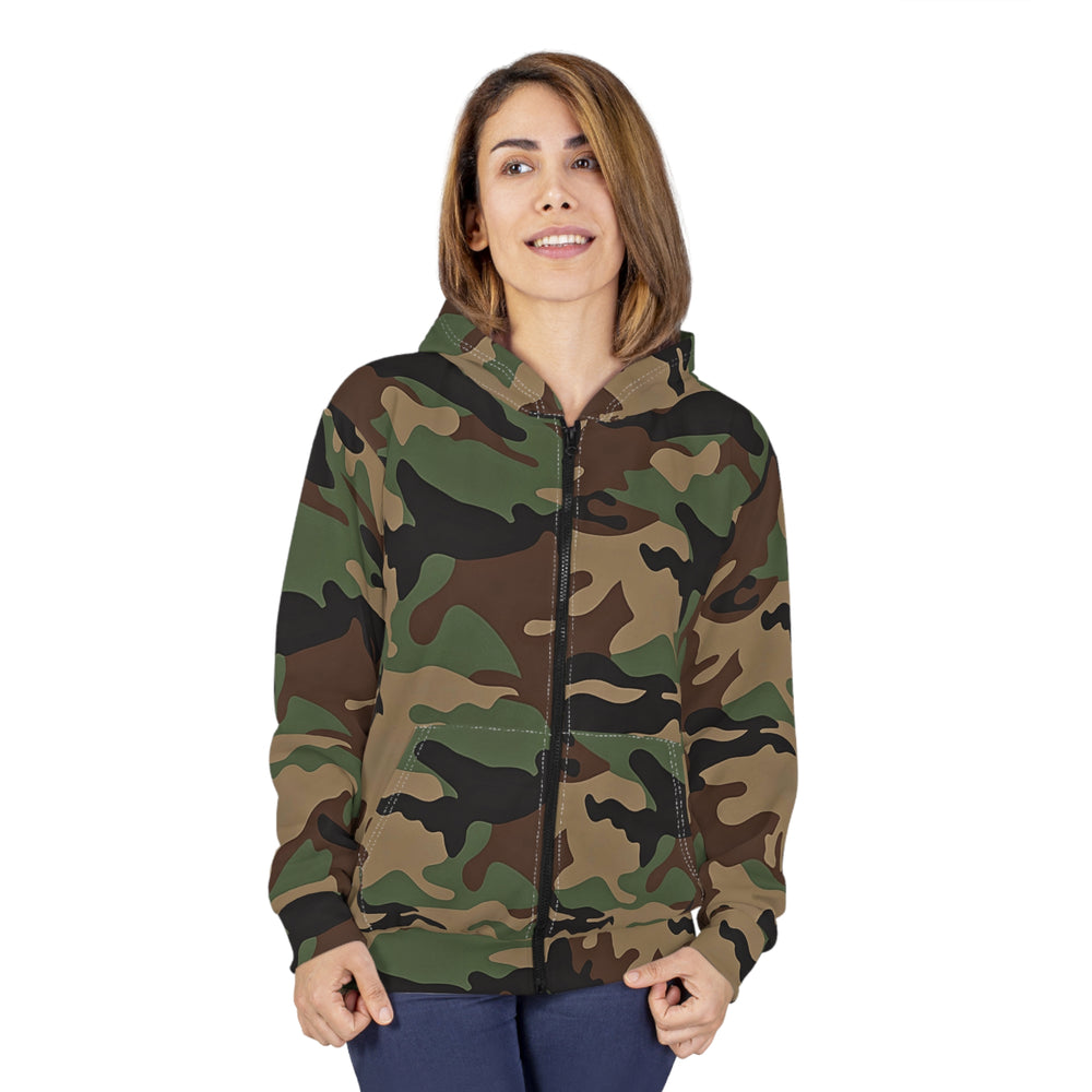 French CCE Camo Unisex Zip Hoodie
