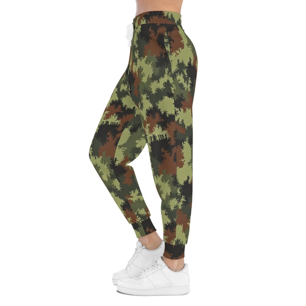 German Sägezahnmuster/Sawtooth Camo Unisex Athletic Joggers
