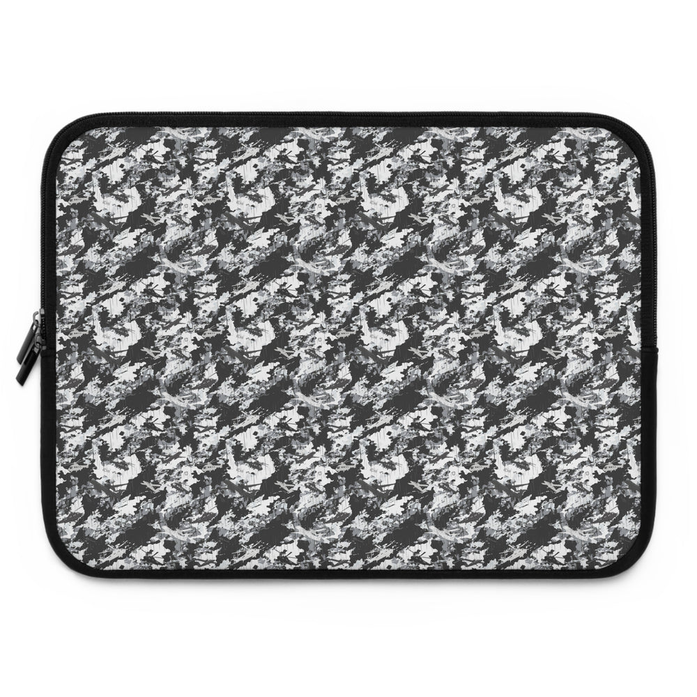 PRESS Camo Laptop Sleeve Padded Grey/Black/White Patterned Protective Case camouflage pattern