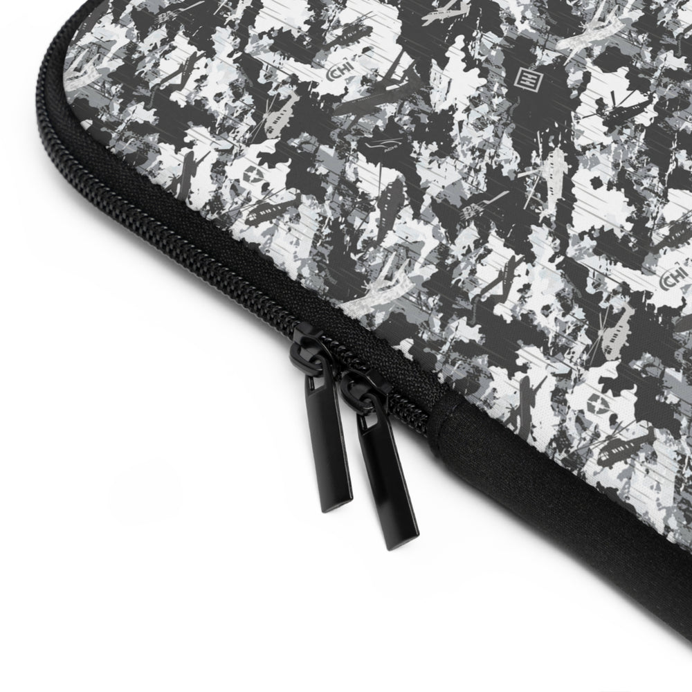 Grey Camo Laptop Sleeve — Protective Neoprene Case for Laptops & Tablets - Equippage.com