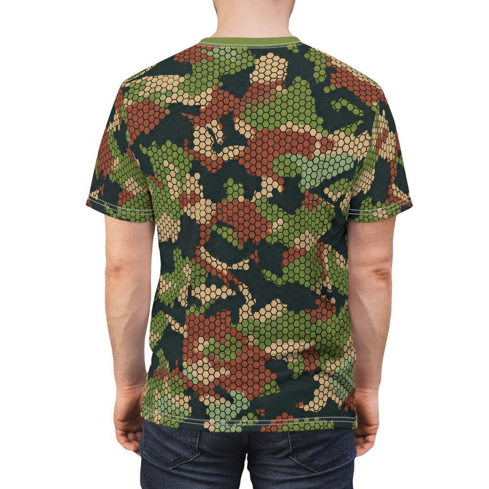 Colombian Chameleon Bicentennial Camo Unisex Cut & Sew Tee