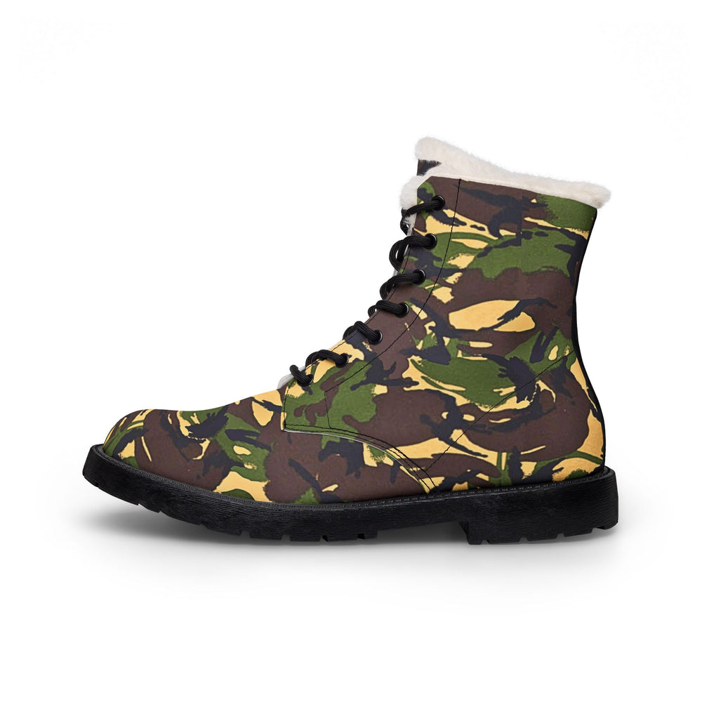 British DPM 95 Camo Men's Fur and Leather Boots