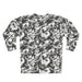 Camo Sweatshirt — Black & White All-Over Print - Equippage.com