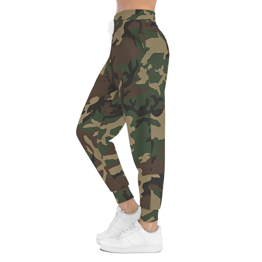 US M81 Woodland Camo Unisex Athletic Joggers
