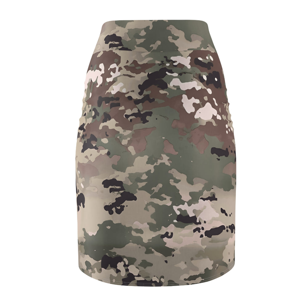 Scorpion W2 Women's Military Print Bodycon Skirt