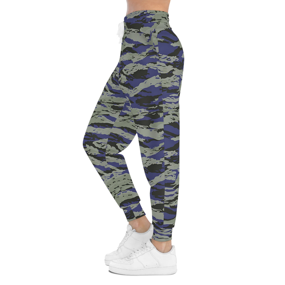 Greek Blue Lizard Camo Unisex Athletic Joggers