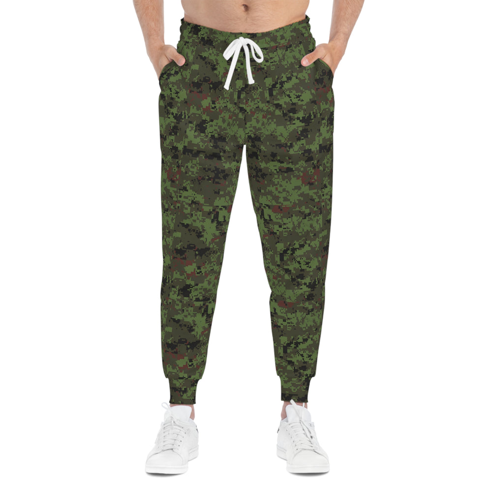 Estonian ESTDCU-M06 Woodland Camo Unisex Athletic Joggers