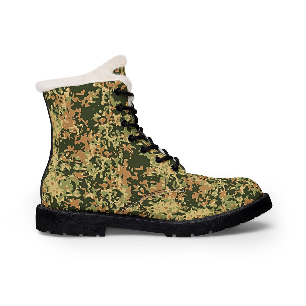 Dutch NFP Multitone Camo Men's Fur and Leather Boots