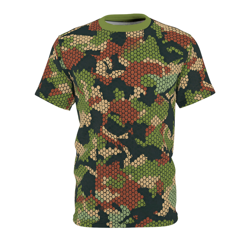 Colombian Chameleon Bicentennial Camo Unisex Cut & Sew Tee