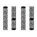 Black & White Camo Sublimation Socks — Camouflage Crew Socks - Equippage.com
