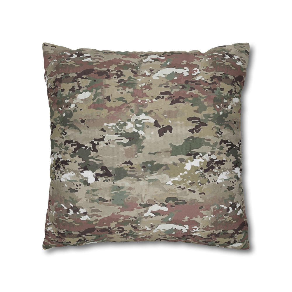 Scorpion Camouflage Spun Polyester Square Pillowcase By Equippage.com