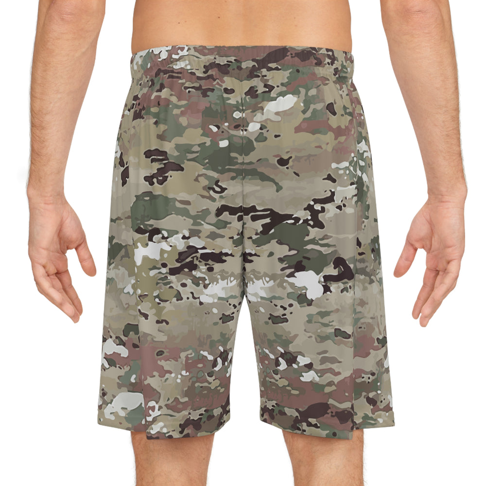 Scorpion Camouflage Basketball Shorts By Equippage.com