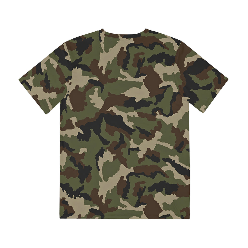 Irish DPM Woodland Camo Men's Tactical Woodland Polyester Shirt