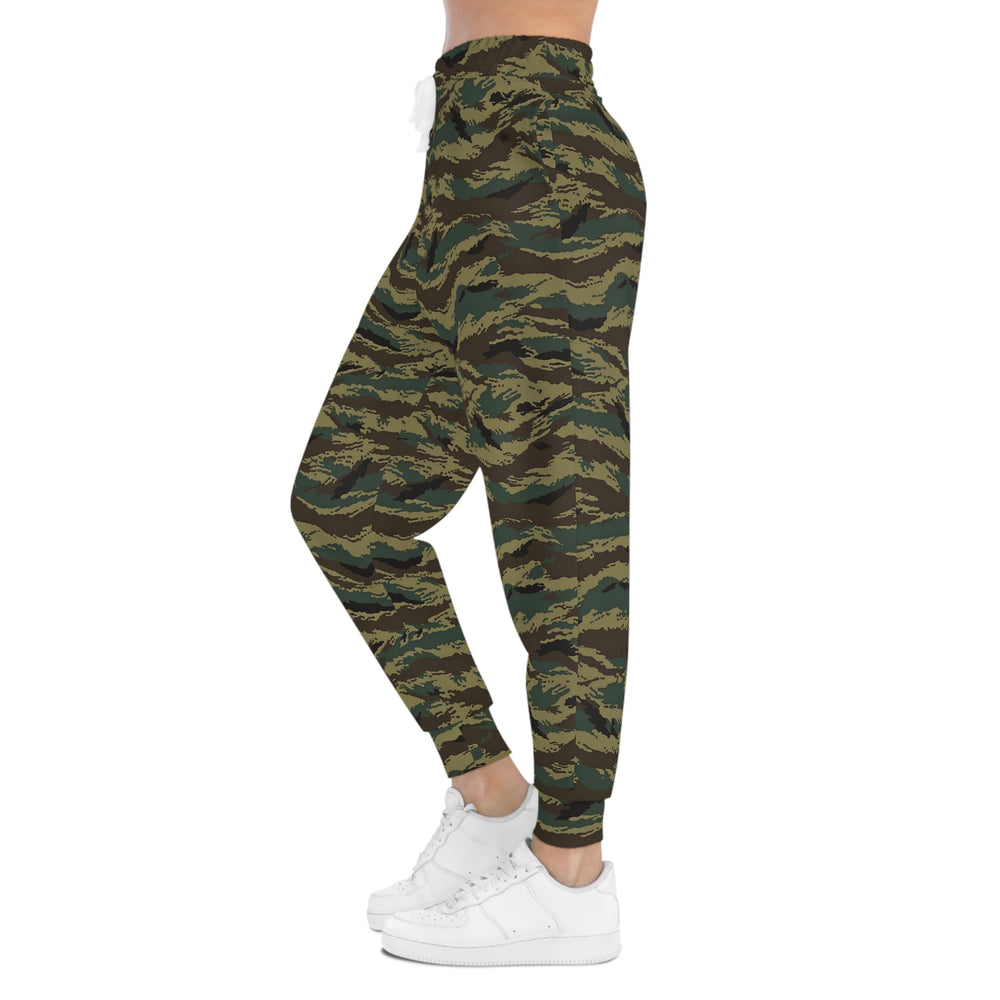 Russian Tiger Stripe Camo Unisex Athletic Joggers