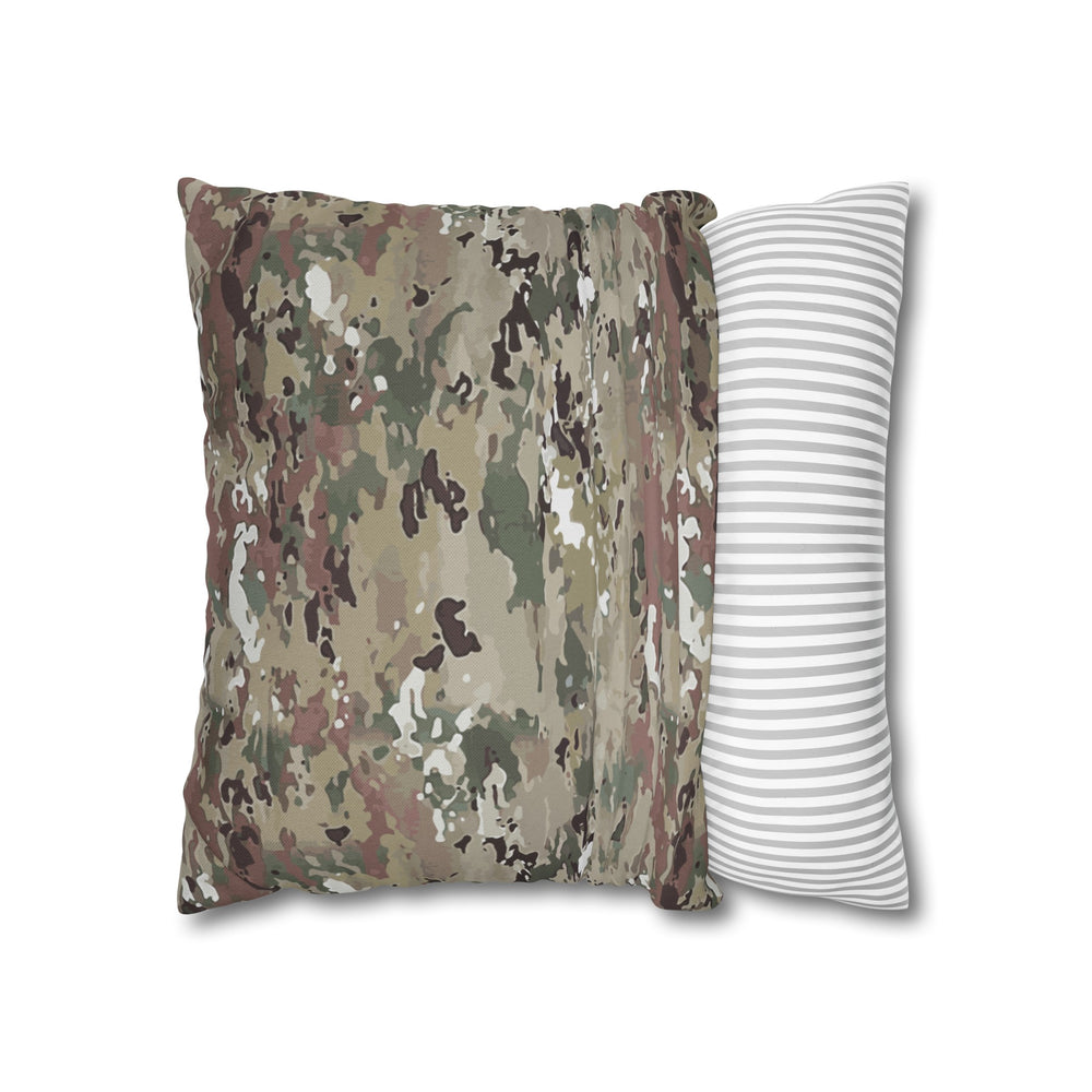 Scorpion Camouflage Spun Polyester Square Pillowcase By Equippage.com