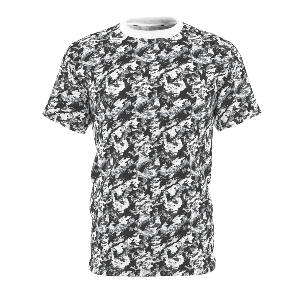 Black & White Marble All-Over Print Tee - Equippage.com
