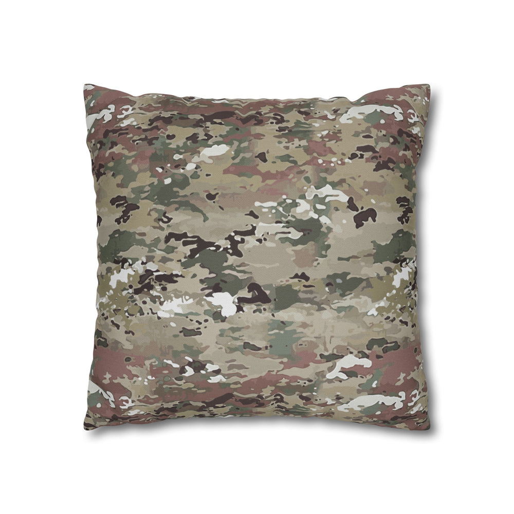 Scorpion Camouflage Spun Polyester Square Pillowcase By Equippage.com