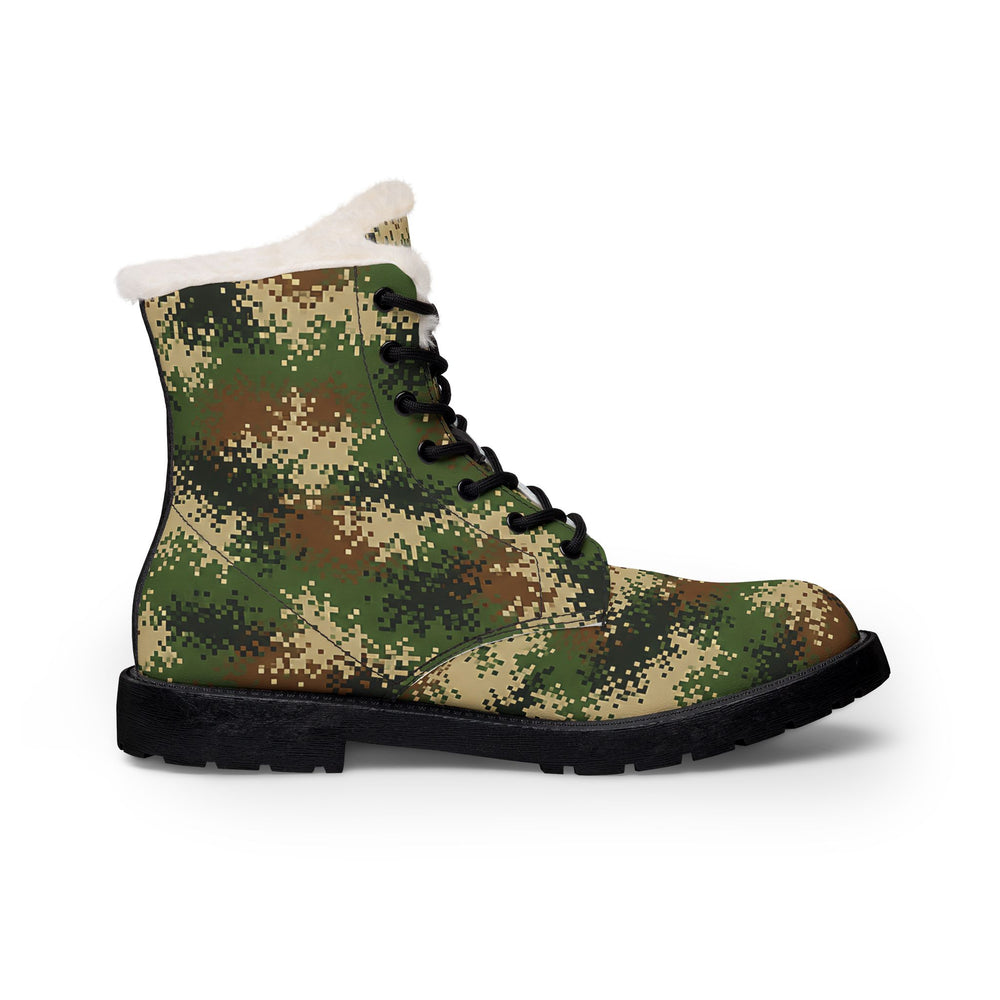 Columbian Patriota Camo Men's Fur and Leather Boots