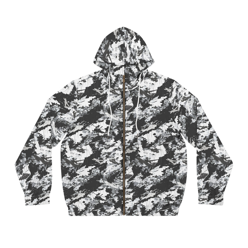 PRESS Camo Full-Zip Hoodie Camouflage Pattern by Equippage.com