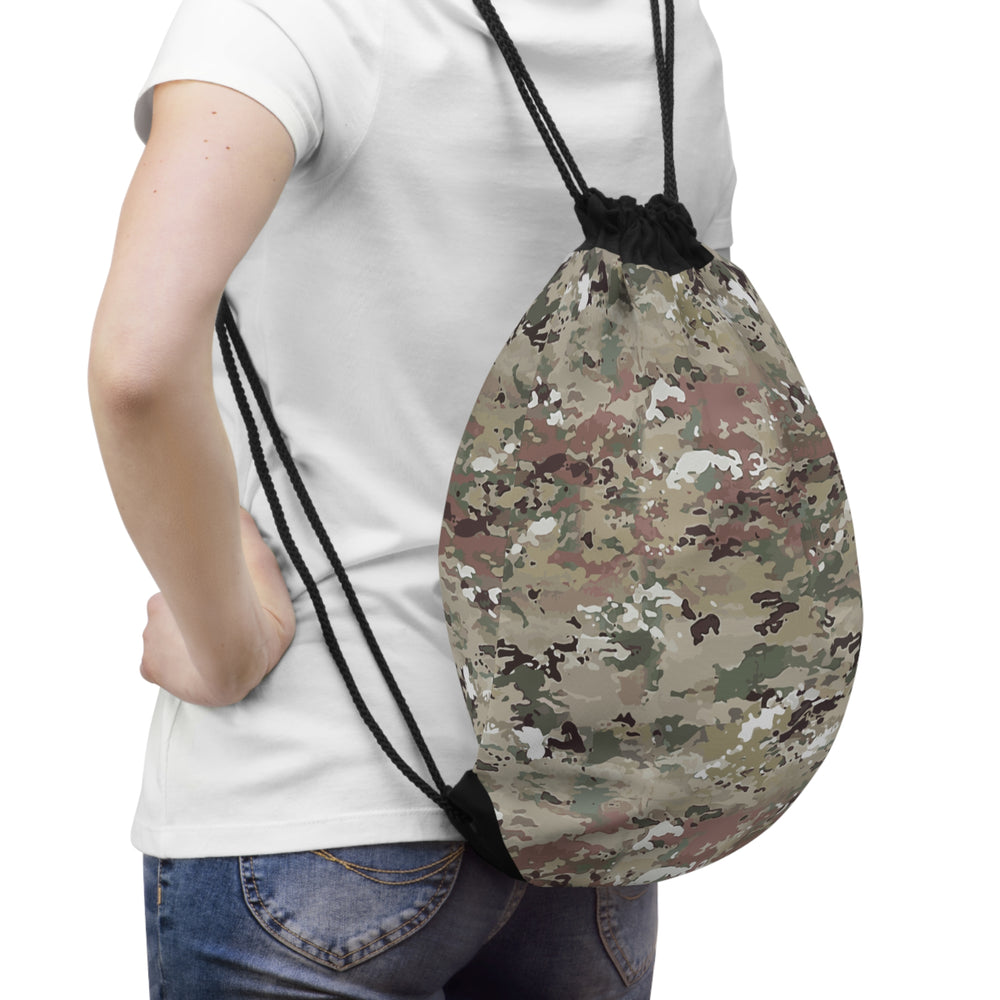 Scorpion Camouflage Drawstring Bag By Equippage.com