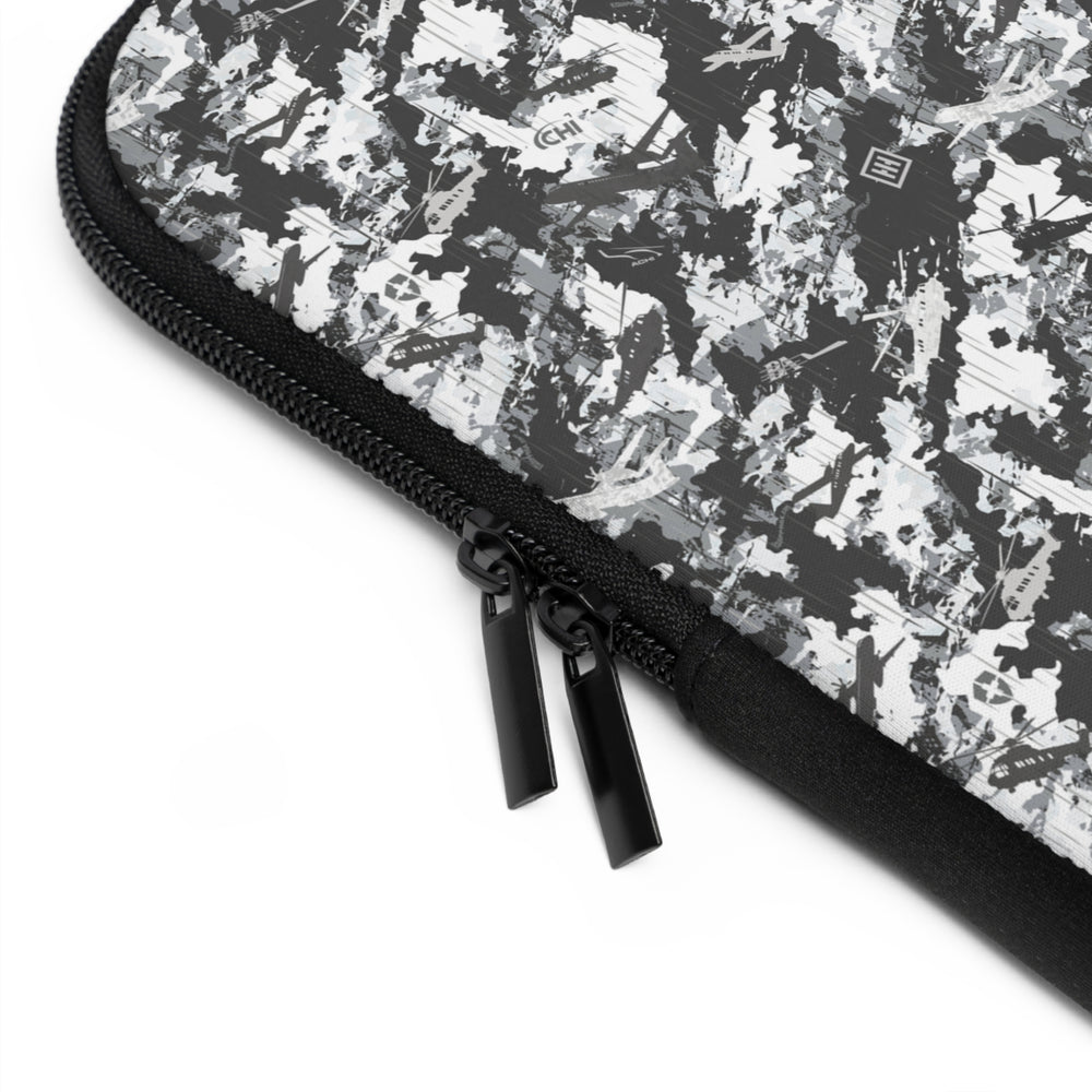 Grey Camo Laptop Sleeve — Protective Neoprene Case for Laptops & Tablets - Equippage.com