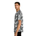 Men's Camo Baseball Jersey — Black & White Abstract All-Over Print - Equippage.com