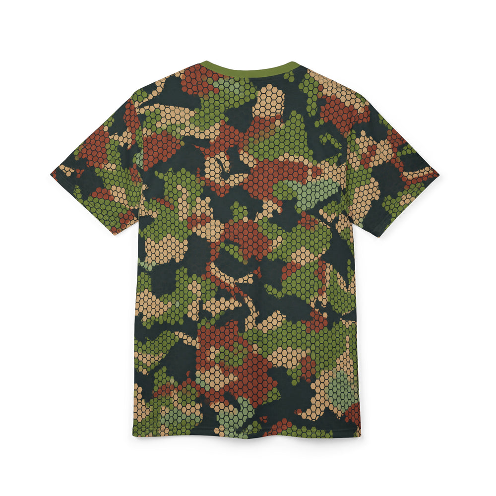 Colombian Chameleon Bicentennial Camo Unisex Cut & Sew Tee