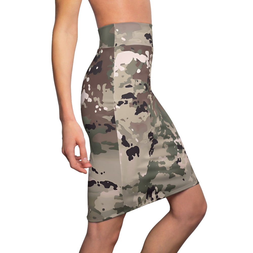 Scorpion W2 Women's Military Print Bodycon Skirt