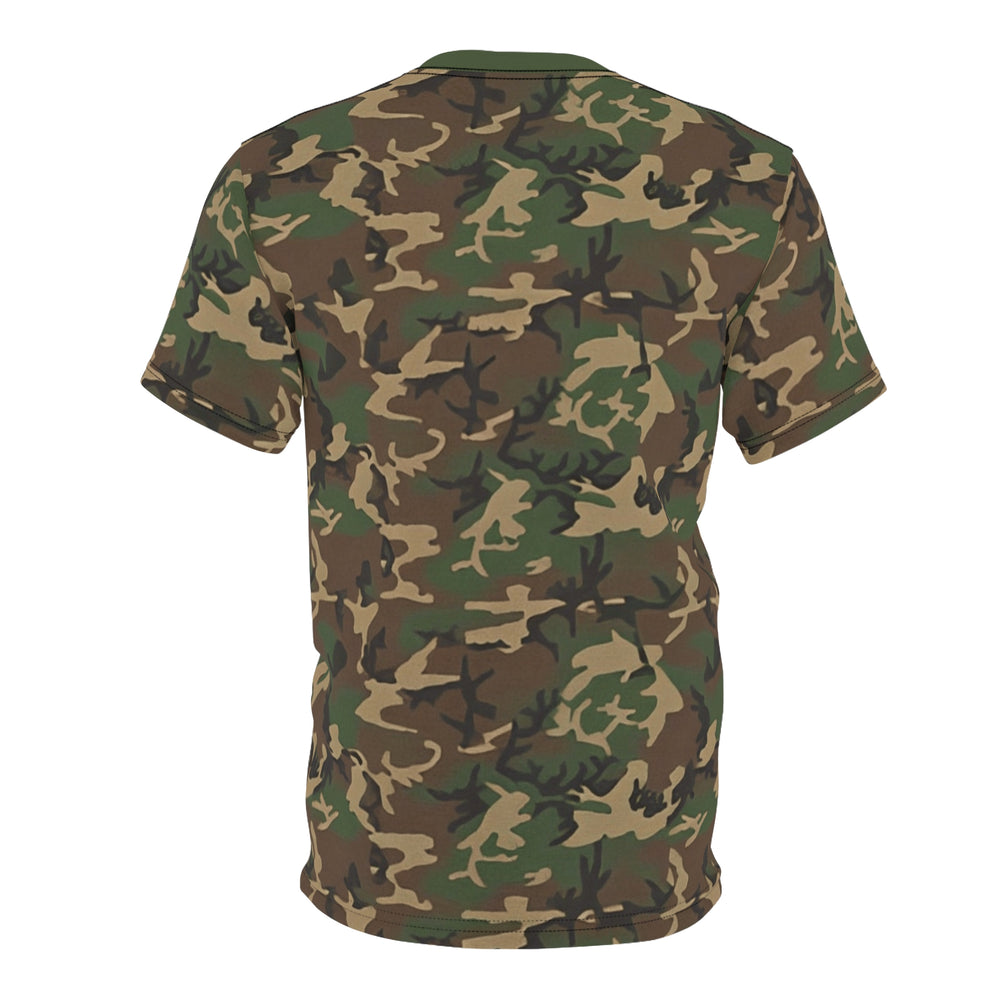 US M81 Woodland Camo Unisex Cut & Sew Tee - Equippage.com