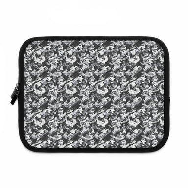 PRESS Camo Laptop Sleeve Padded Grey/Black/White Patterned Protective Case camouflage pattern - Equippage.com