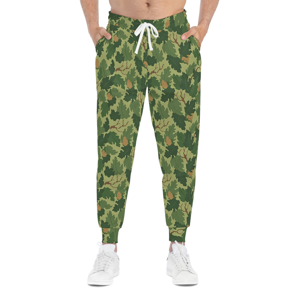 US Mitchell Wine Leaf Camo Unisex Athletic Joggers