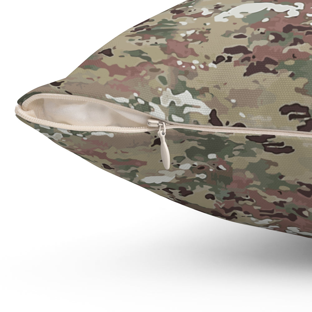 Scorpion Camouflage Spun Polyester Square Pillow By Equippage.com