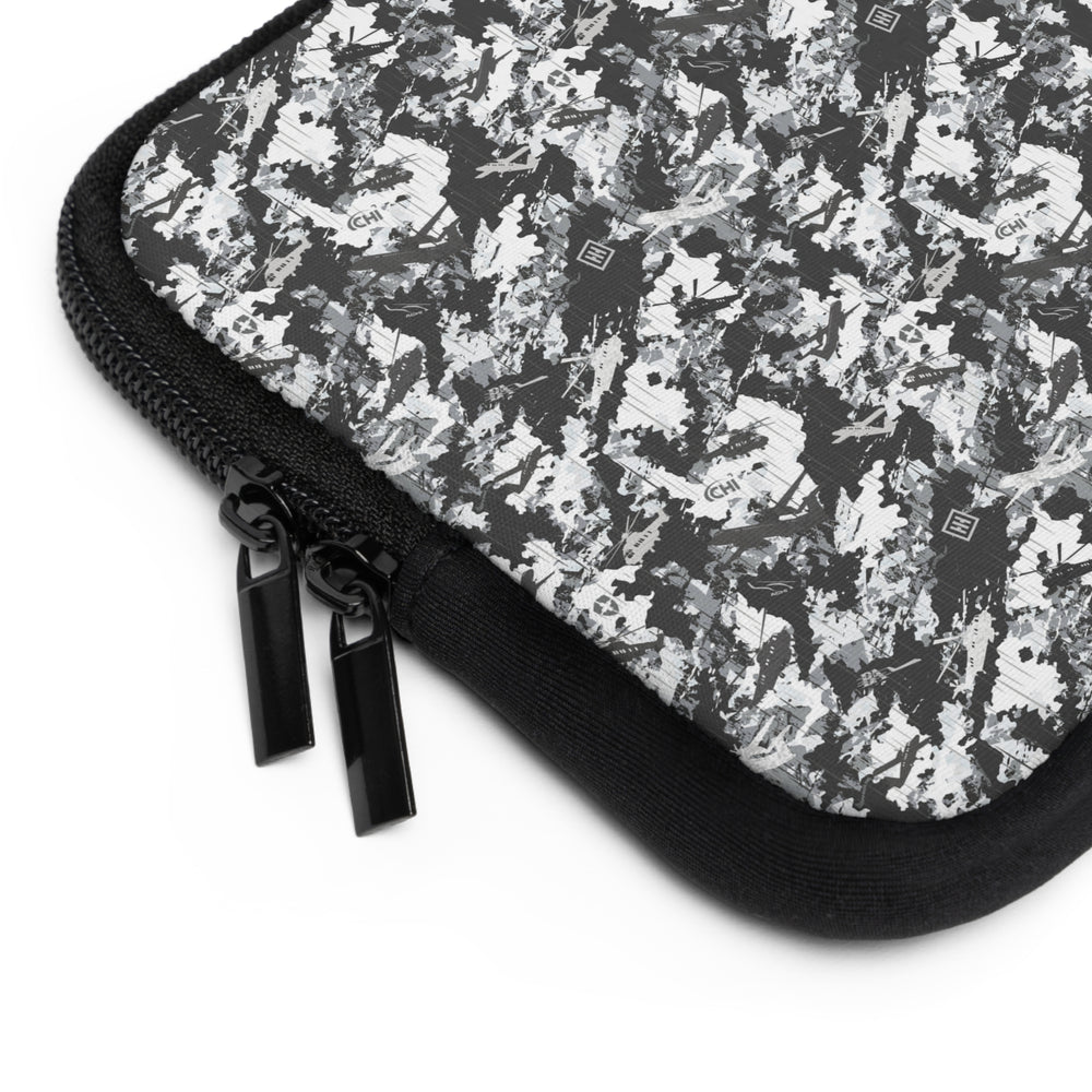 Grey Camo Laptop Sleeve — Protective Neoprene Case for Laptops & Tablets - Equippage.com