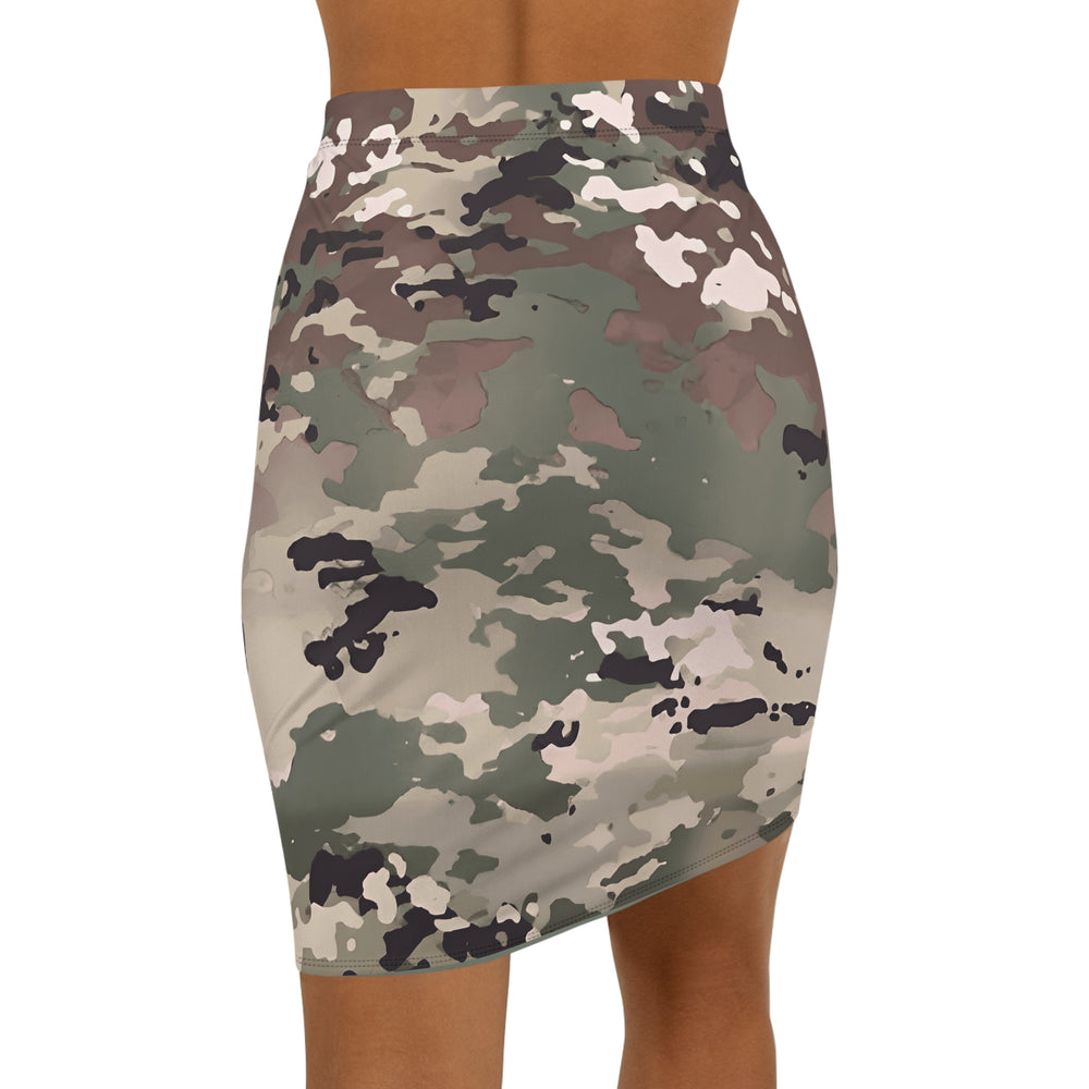 Scorpion W2 OCP Camo Print Mid-Waist Pencil Skirt