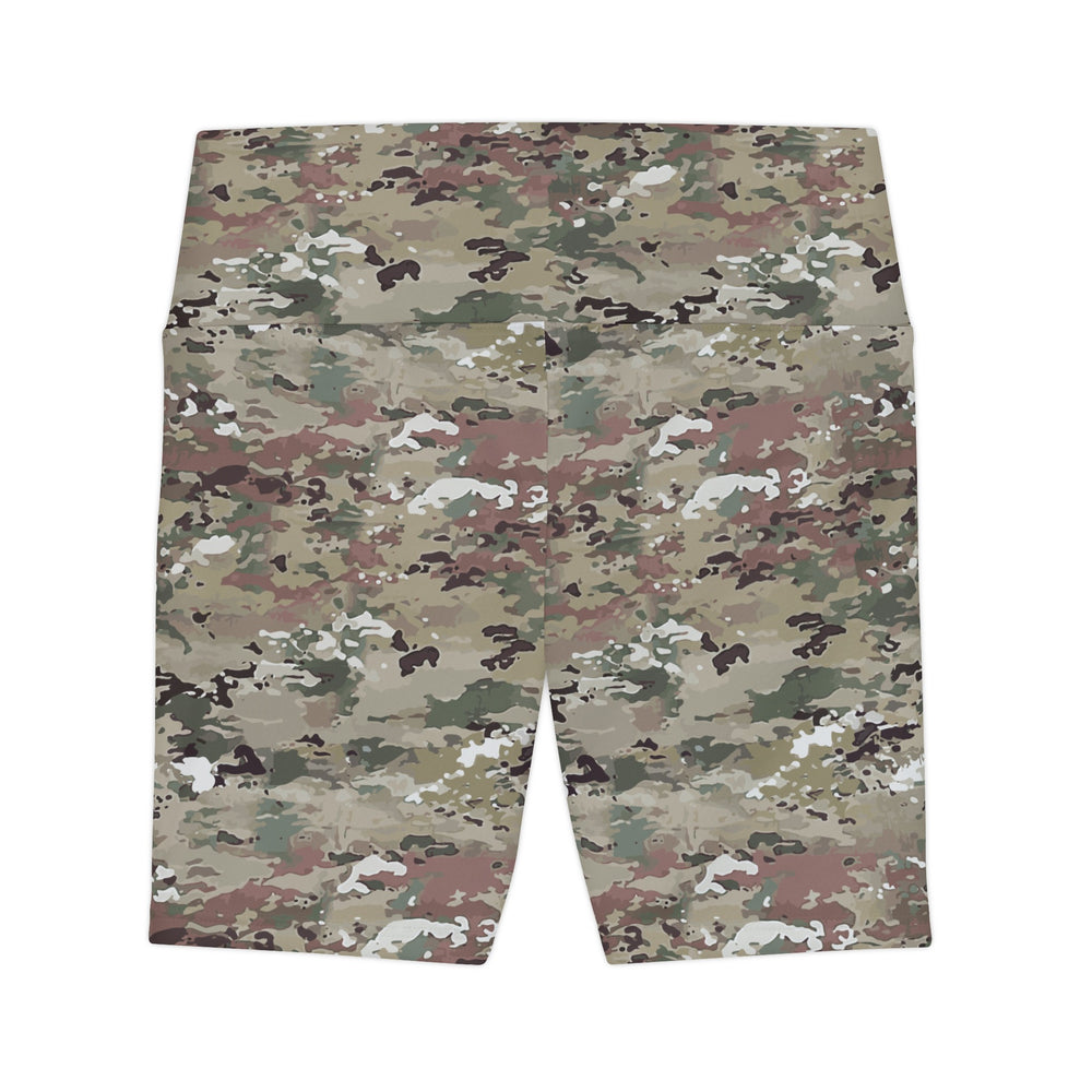 Scorpion Camouflage Women's Workout Shorts By Equippage.com